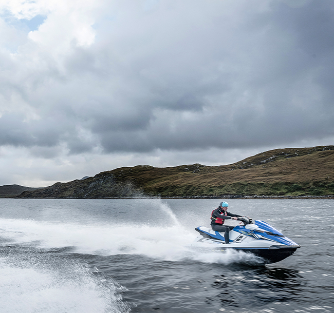 Jey Skis on the Isle of Lewis at SCALISCRO estate